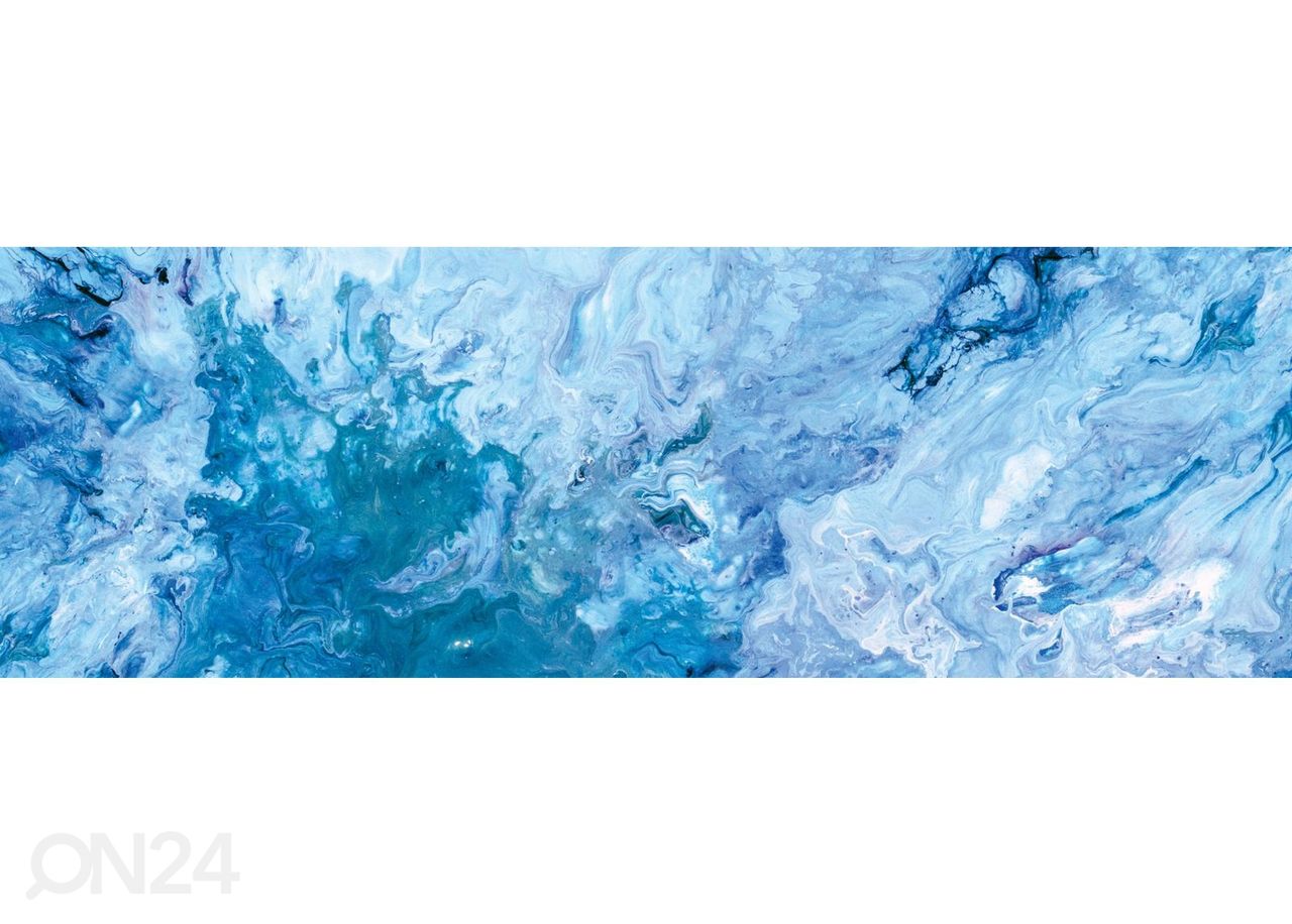 Keittiön välitilan tapetti Ocean storm effect 180x60 cm kuvasuurennos
