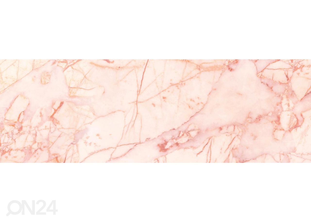 Keittiön välitilan tapetti Rose gold marble 180x60 cm kuvasuurennos