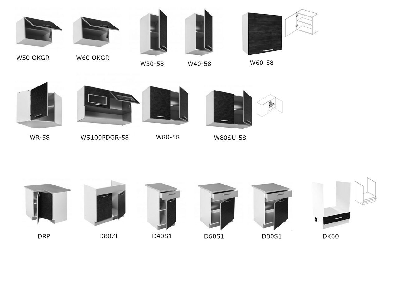Keittiön yläkaappi 30 cm kuvasuurennos