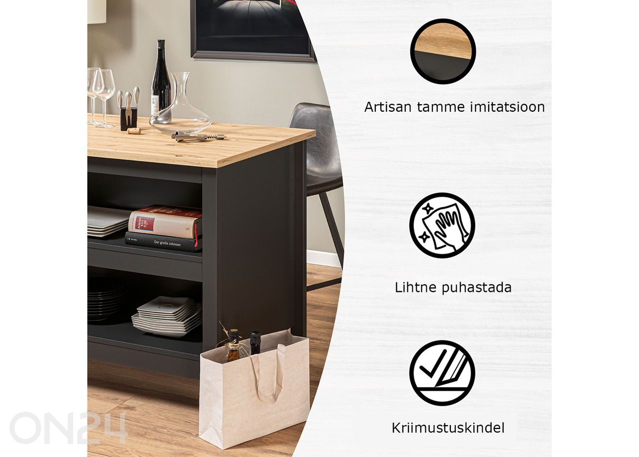 Keittiösaareke Nellina kuvasuurennos