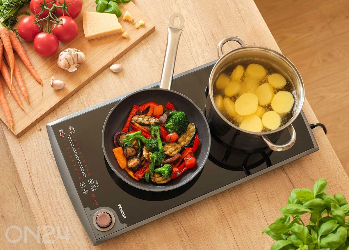 Keittotaso, 2 induktiokeittoaluetta, SCP5414GY kuvasuurennos