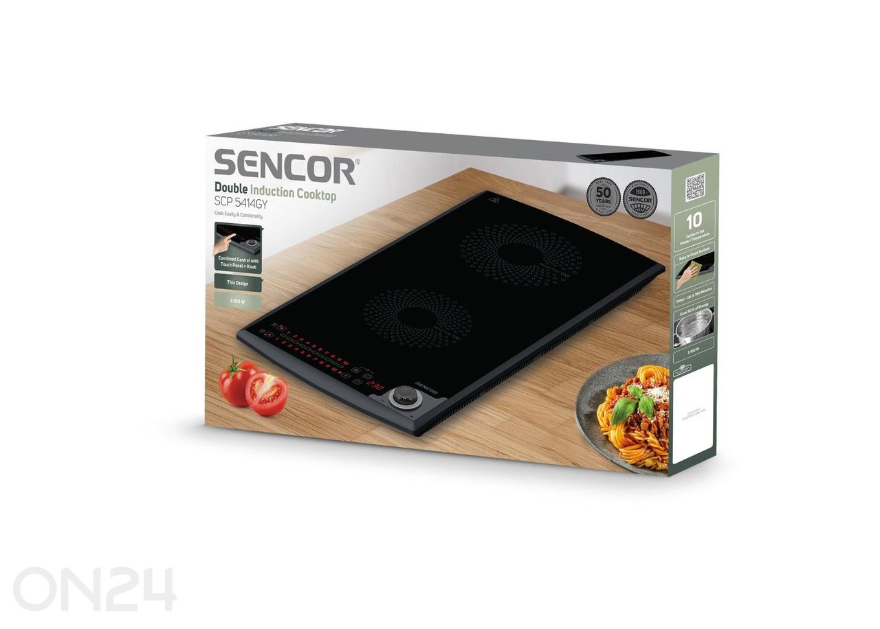 Keittotaso, 2 induktiokeittoaluetta, SCP5414GY kuvasuurennos