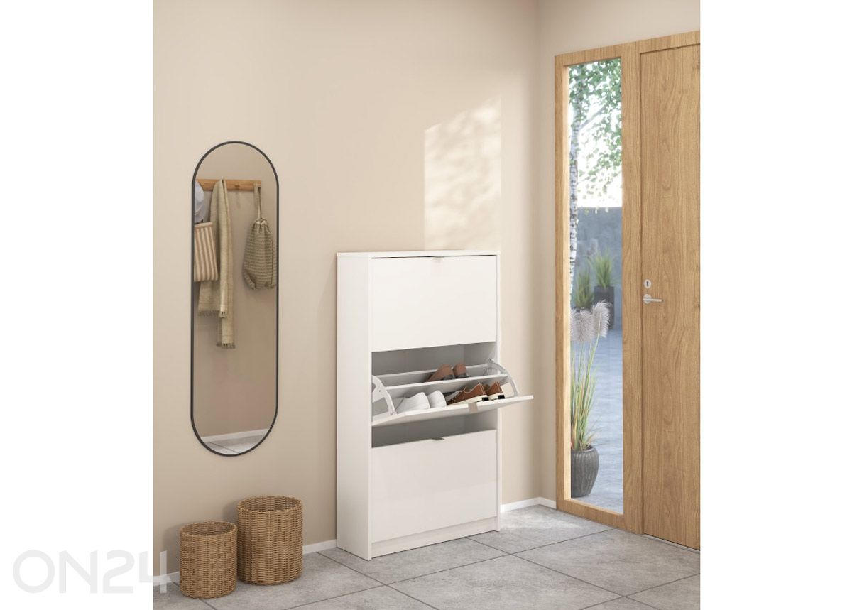 Kenkäkaappi Shoes musta kuvasuurennos