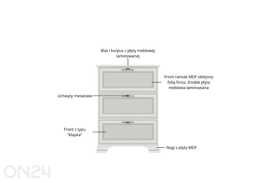 Kenkäkaappi Tiffany II kuvasuurennos