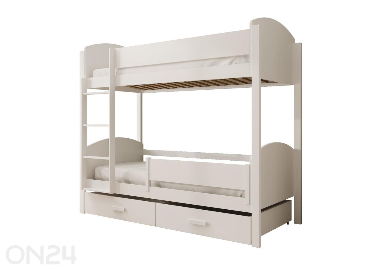 Kerrossänky turvalaidalla Jori 80x180 cm kuvasuurennos