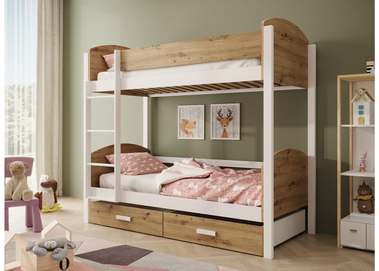 Kerrossänkysetti Jori patjoilla 80x180 cm kuvasuurennos