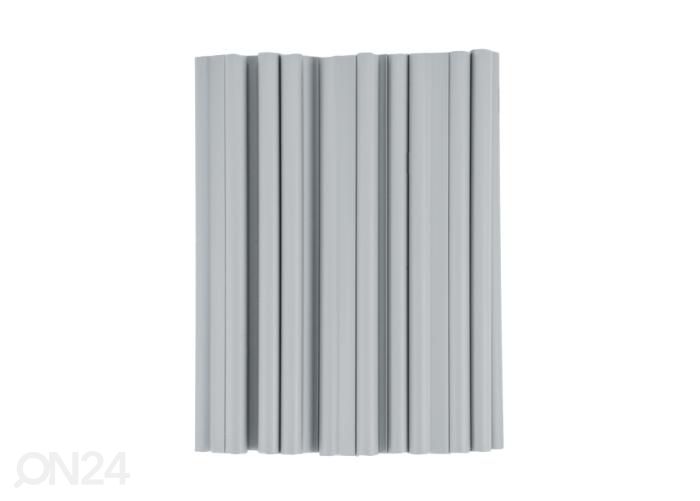 Kiinnikkeet Solid 120 0g/m², 19 cm puutarhanauhaan, vaaleanharmaa kuvasuurennos