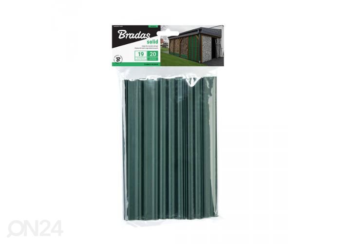 Kiinnikkeet Solid 120 0g/m², 19 cm puutarhanauhaan, vihreä kuvasuurennos