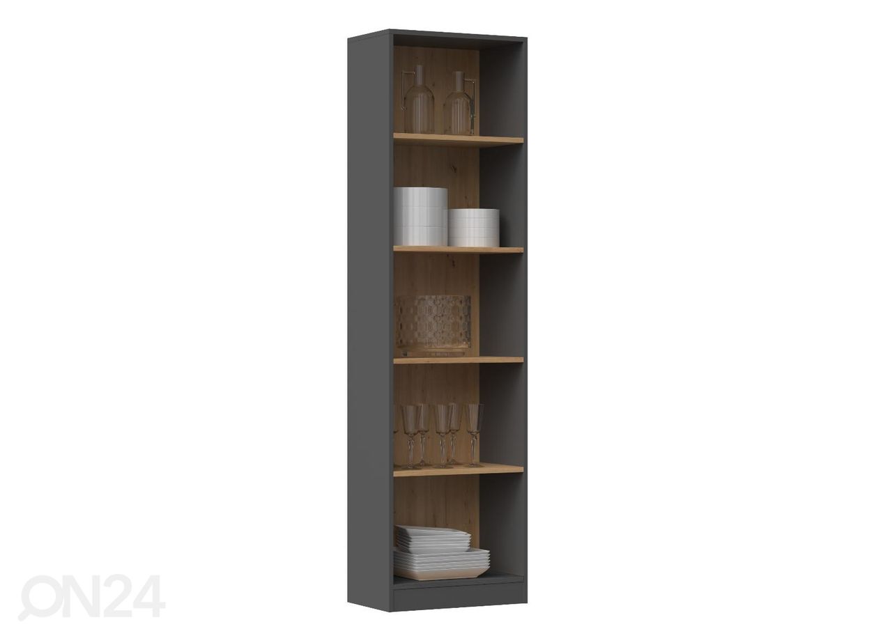 Kirjahylly Hudson 50 cm kuvasuurennos mitat
