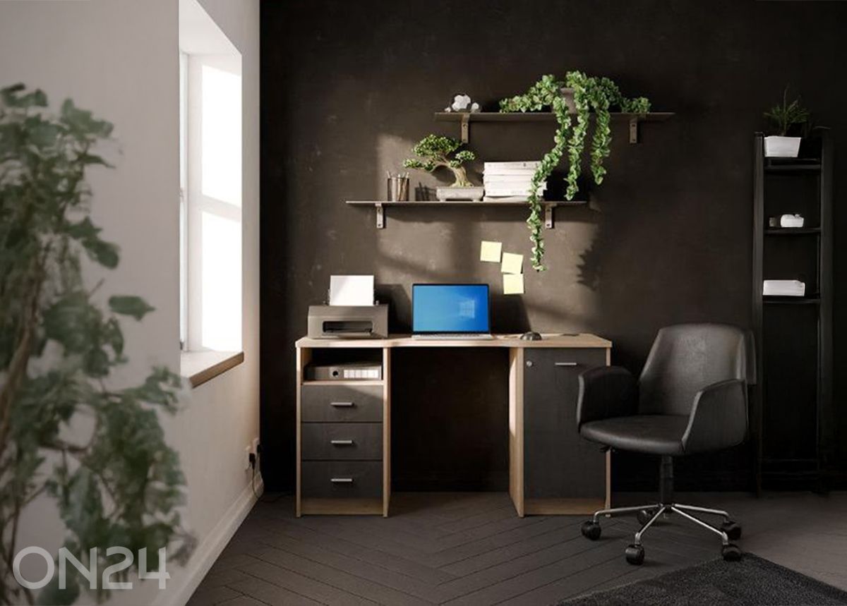 Kirjoituspöytä Mao, 48x132 cm kuvasuurennos