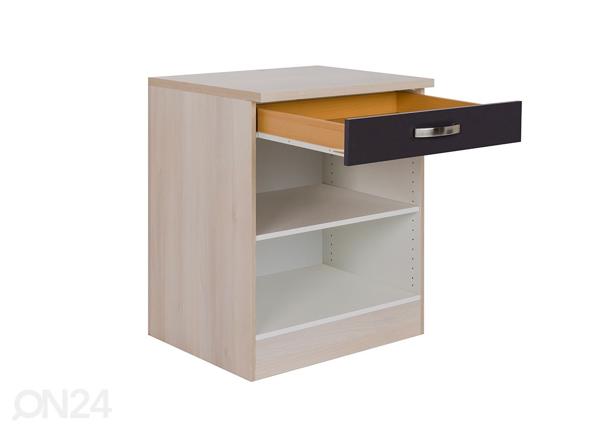 Kodinhoitohuoneen alakaappi laatikoilla Porto 60 cm kuvasuurennos