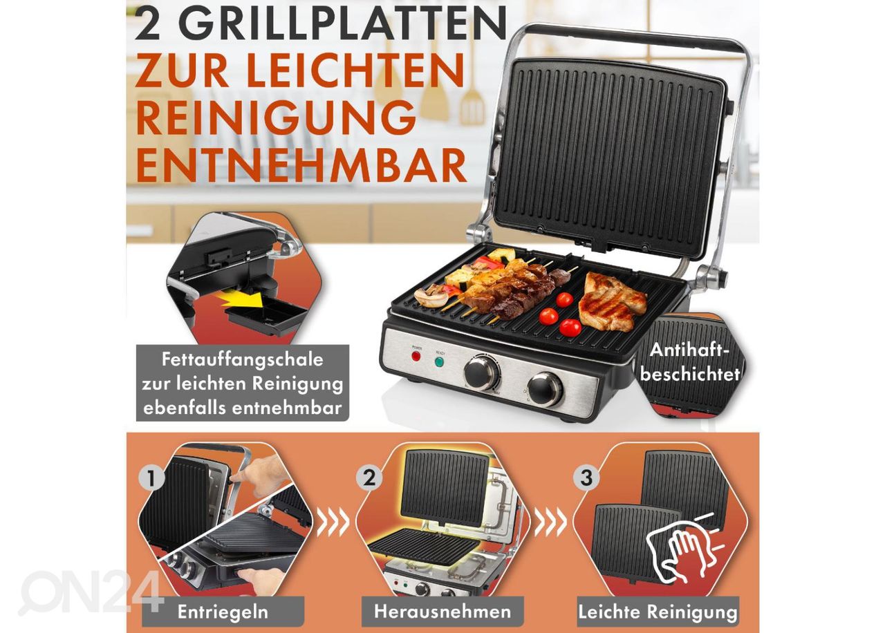 Kontaktigrilli ProfiCook PCKG1264 kuvasuurennos