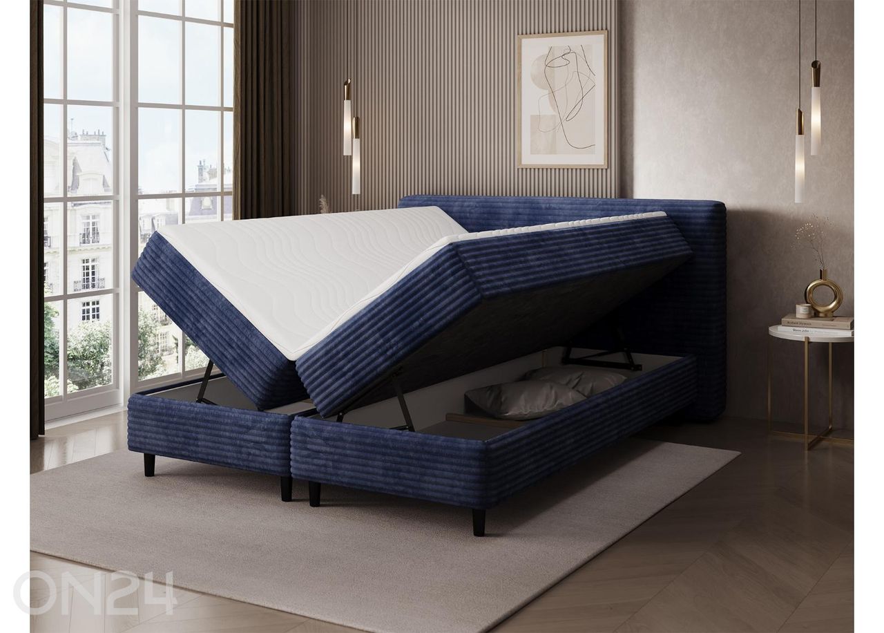 Kontinenttisänky säilytyslaatikolla Cortiko 160×200 cm kuvasuurennos