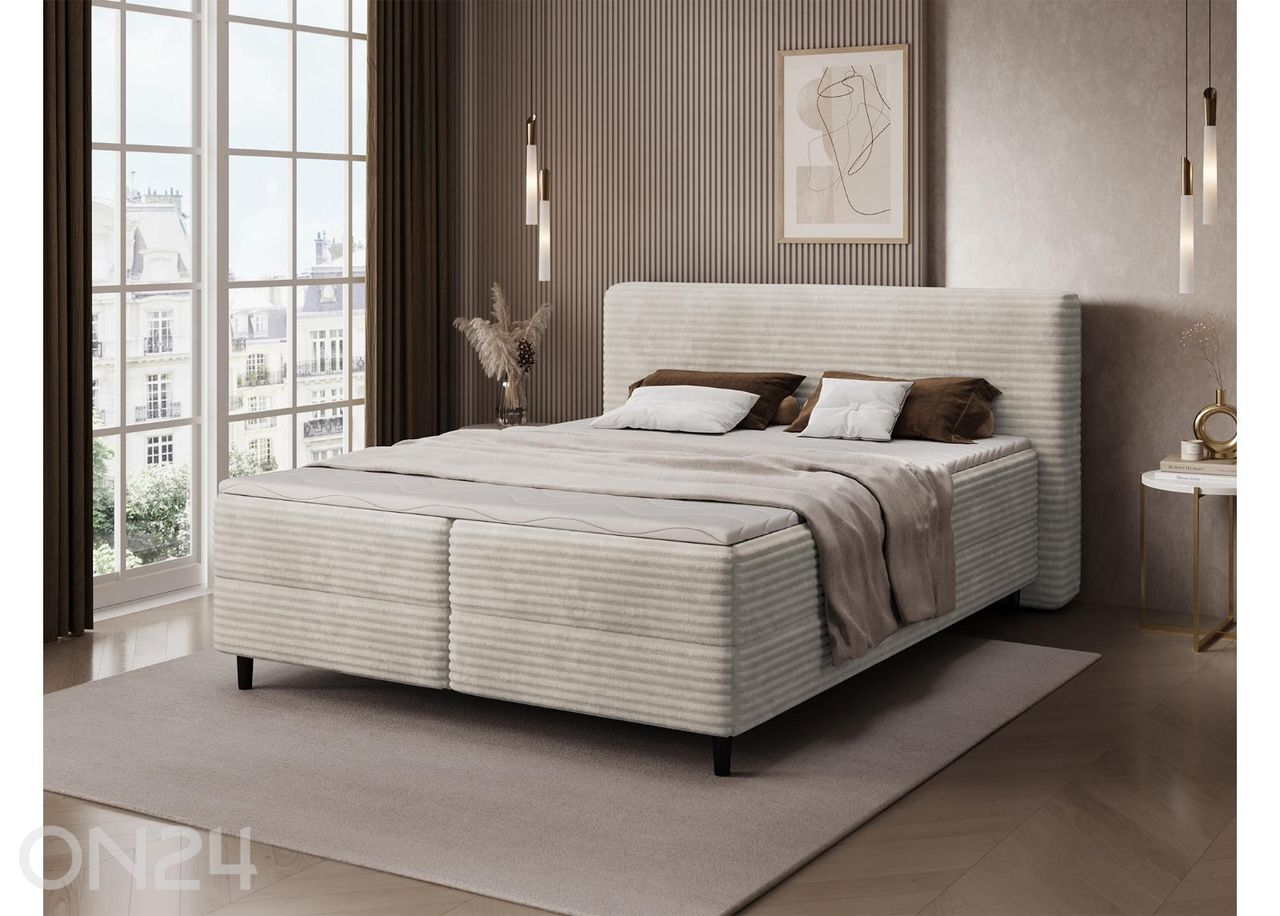 Kontinenttisänky säilytyslaatikolla Cortiko 160×200 cm kuvasuurennos