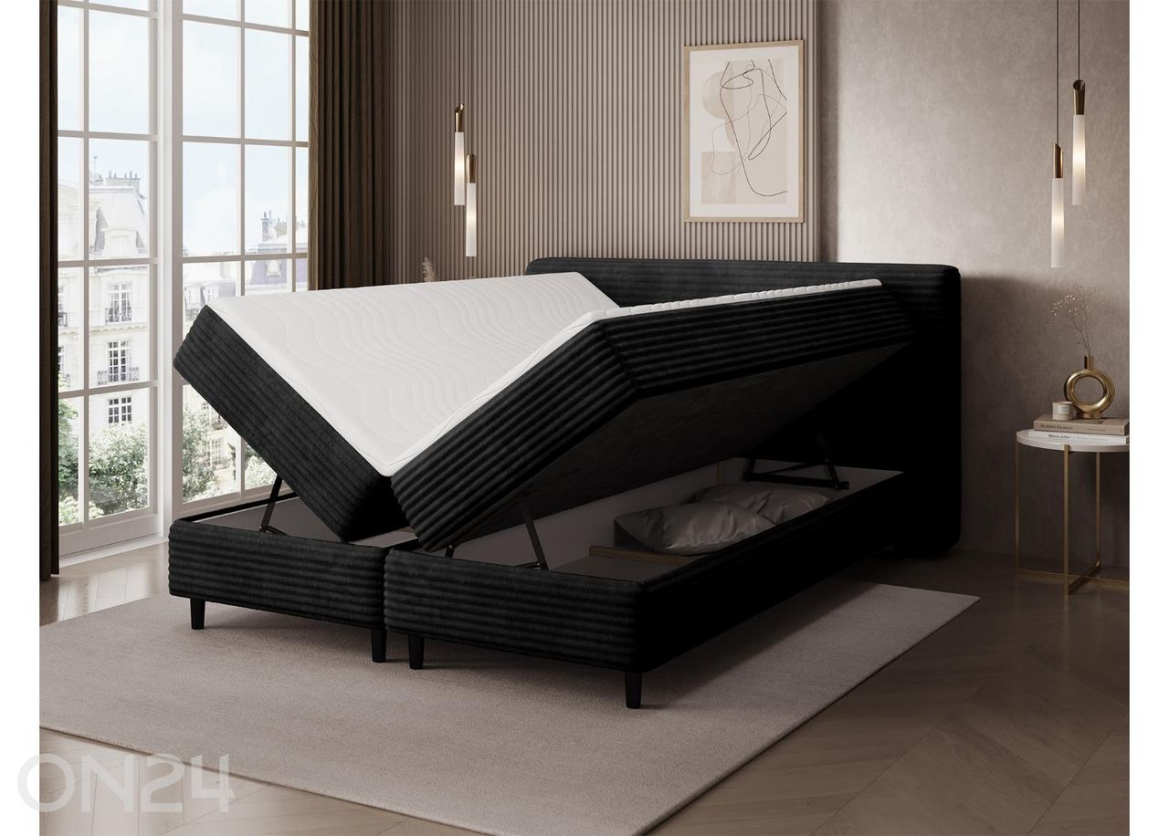 Kontinenttisänky säilytyslaatikolla Cortiko 160×200 cm kuvasuurennos