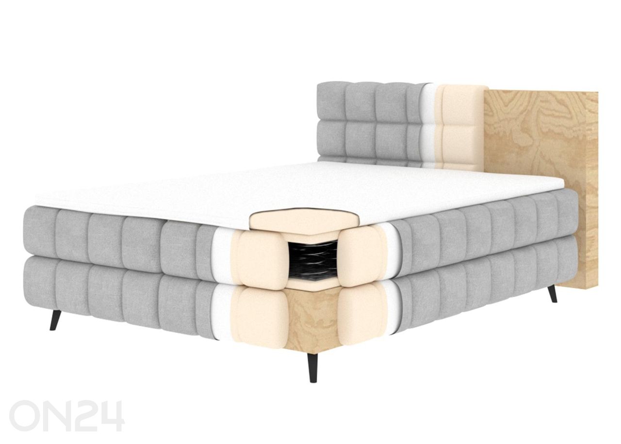 Kontinenttisänky säilytyslaatikolla Sabeno 140×200 cm kuvasuurennos