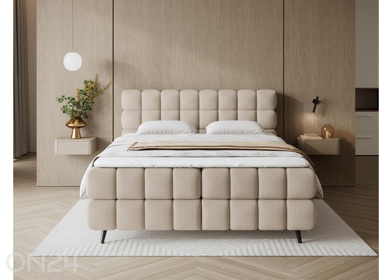 Kontinenttisänky säilytyslaatikolla Sabeno 160×200 cm kuvasuurennos