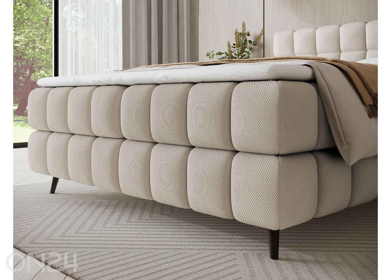 Kontinenttisänky säilytyslaatikolla Sabeno 160×200 cm kuvasuurennos