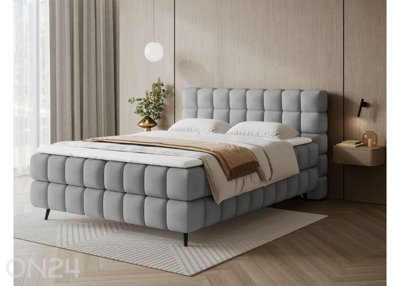 Kontinenttisänky säilytyslaatikolla Sabeno 160×200 cm kuvasuurennos