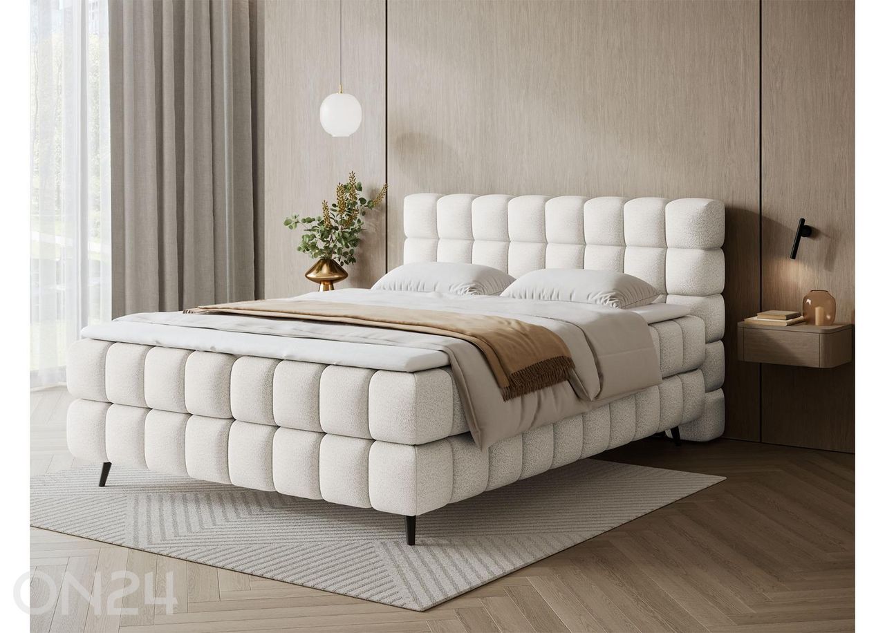 Kontinenttisänky säilytyslaatikolla Sabeno 160×200 cm kuvasuurennos