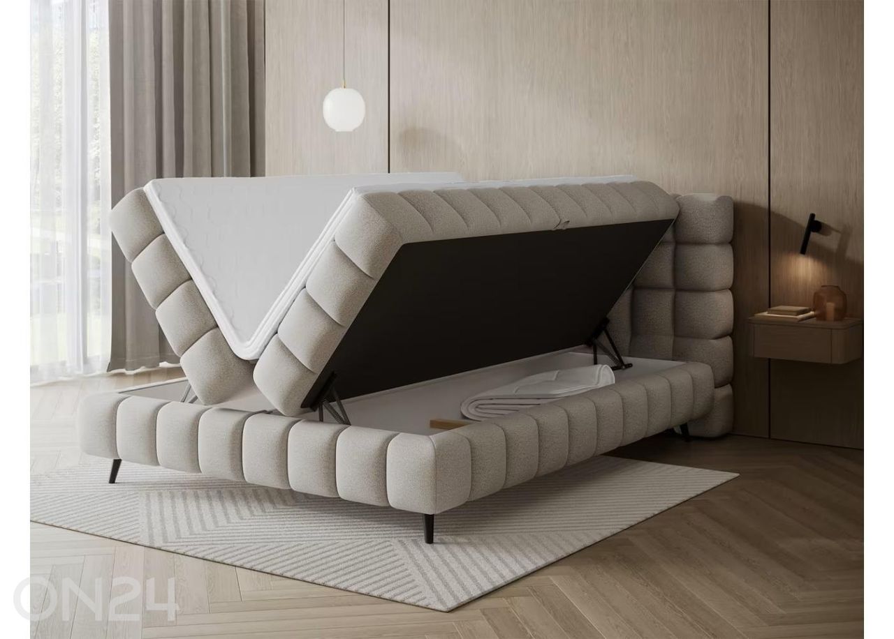 Kontinenttisänky säilytyslaatikolla Sabeno, 180×200 cm kuvasuurennos