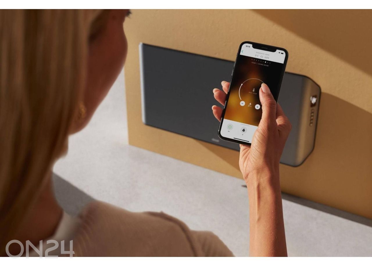 Konvektiolämmitin Duux Edge 2000 Smart Wi-Fi, harmaa kuvasuurennos