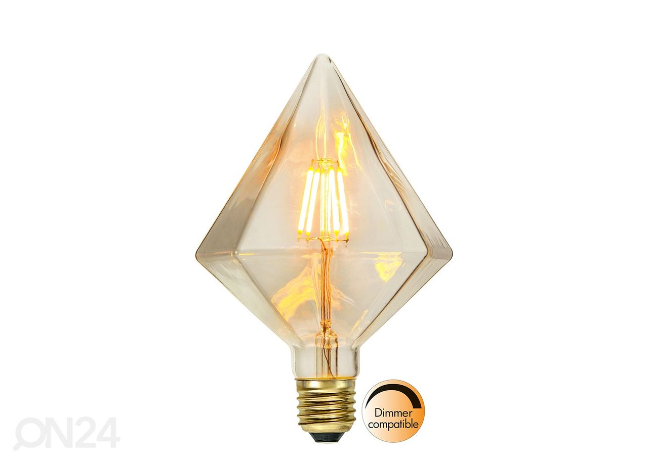 Koristeellinen timantin muotoinen LED-lamppu E27, 1,65W kuvasuurennos