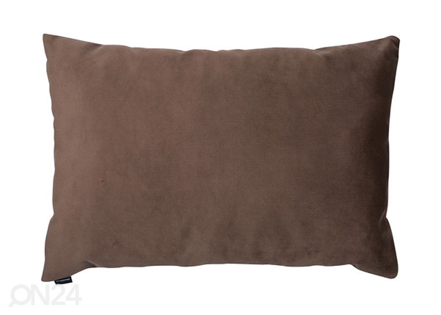 Koristetyyny Velvet Trio Midi beige & ruskea 40x60 cm kuvasuurennos