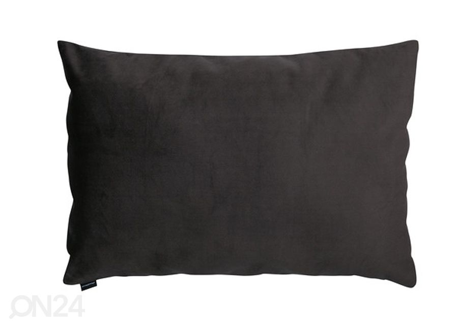 Koristetyyny Velvet Trio Midi harmaa & tummanharmaa 40x60 cm kuvasuurennos