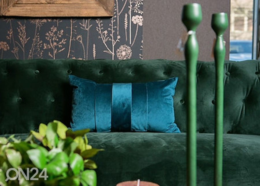 Koristetyyny Velvet Trio Mini vihreä 30x50 cm kuvasuurennos