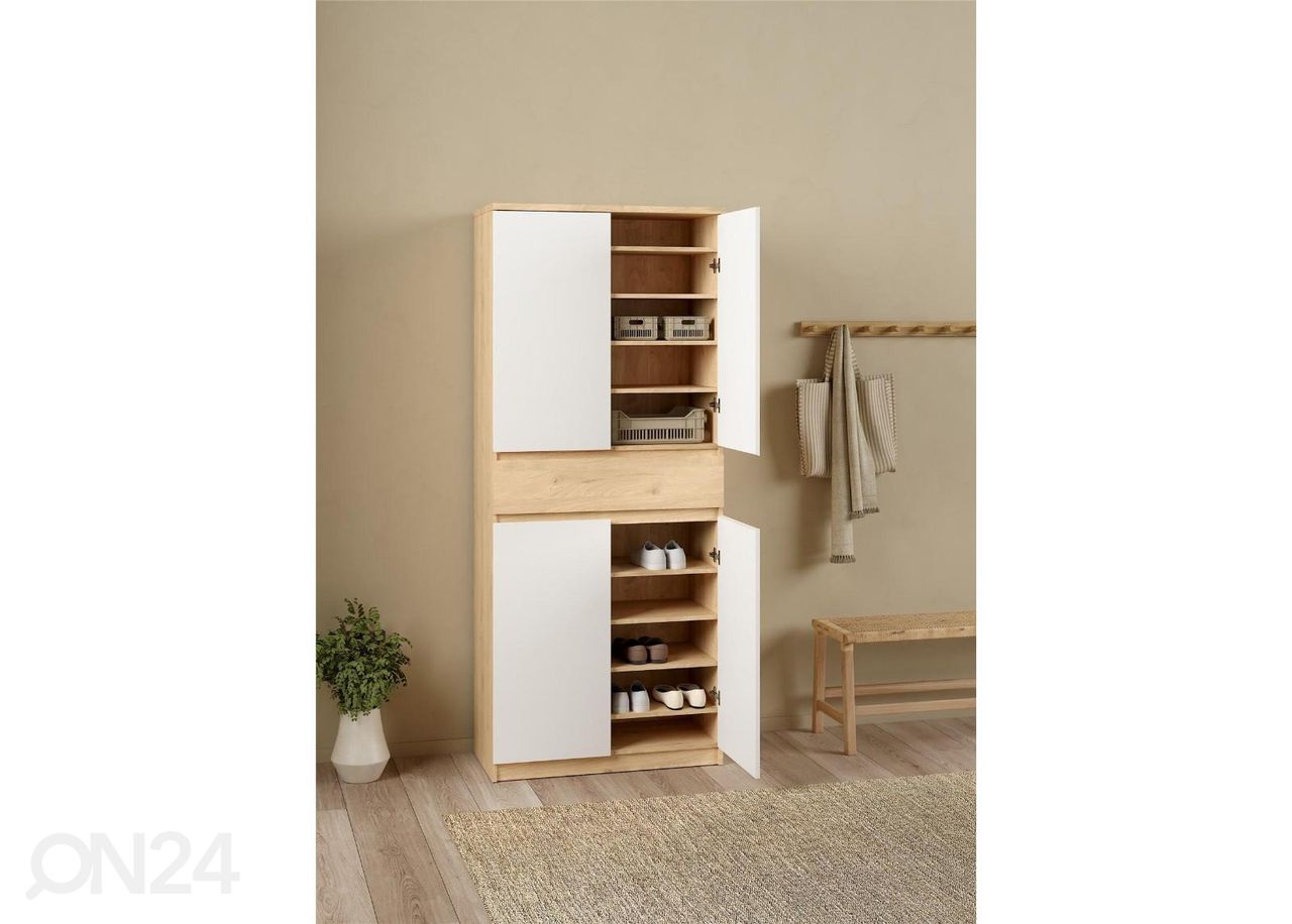Korkea kenkäkaappi Naia 80 cm kuvasuurennos