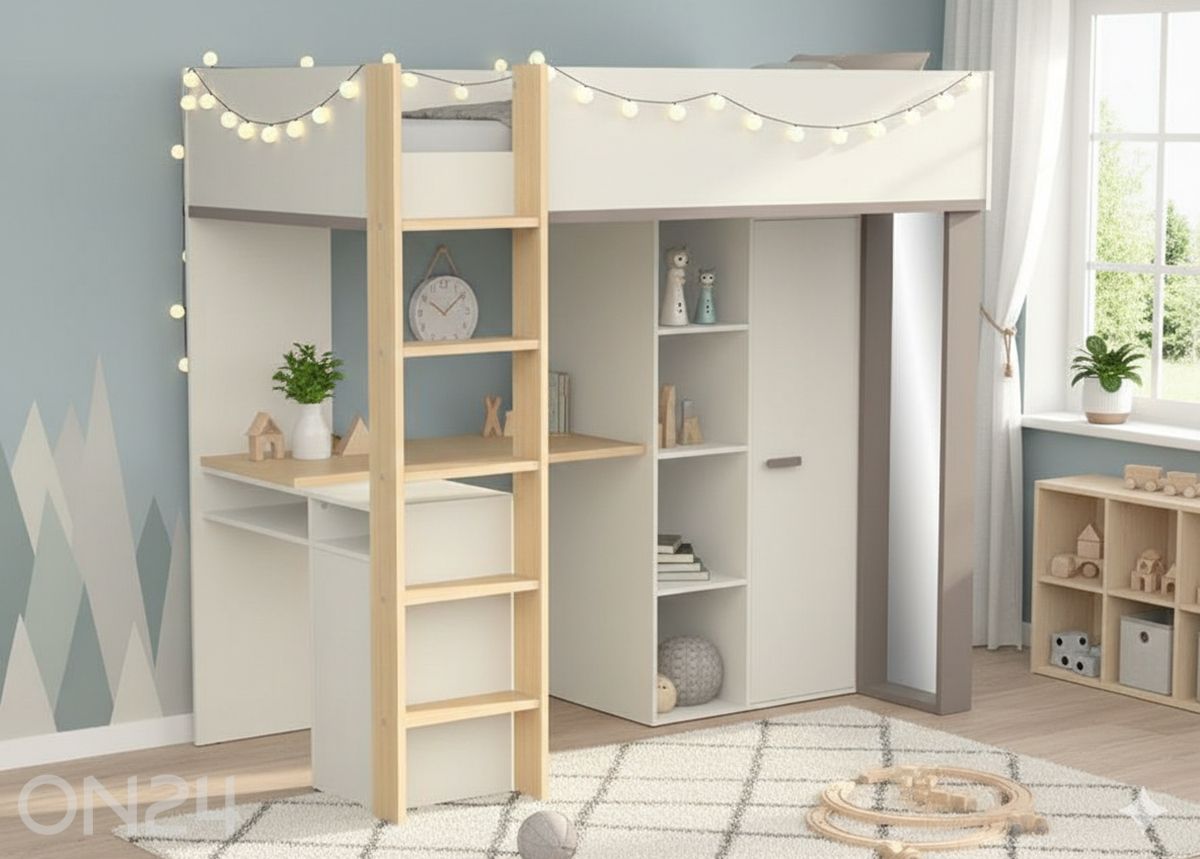 Korkea sänky Camillia 90x200 cm kuvasuurennos