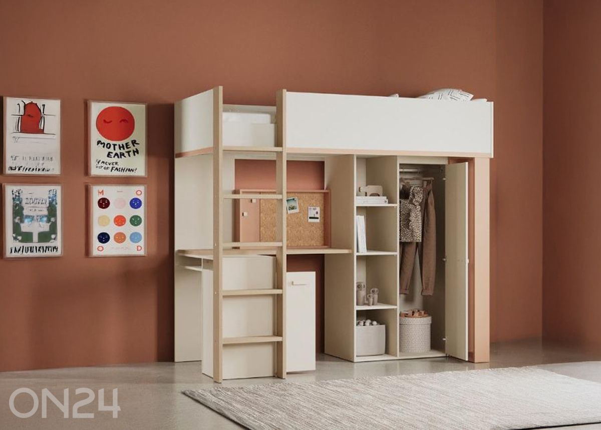 Korkea sänky Camillia 90x200 cm kuvasuurennos