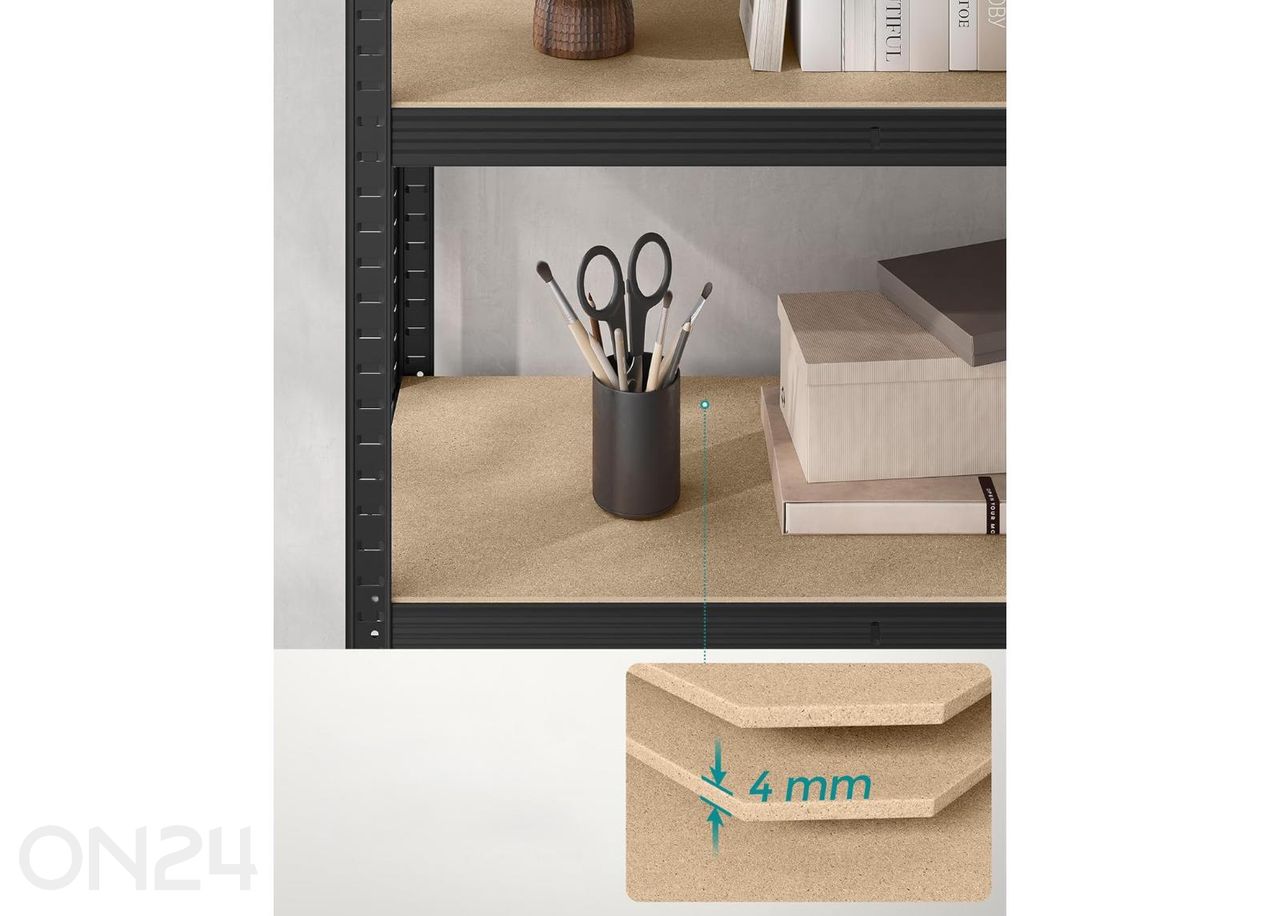 Kotitaloushylly 200 cm kuvasuurennos