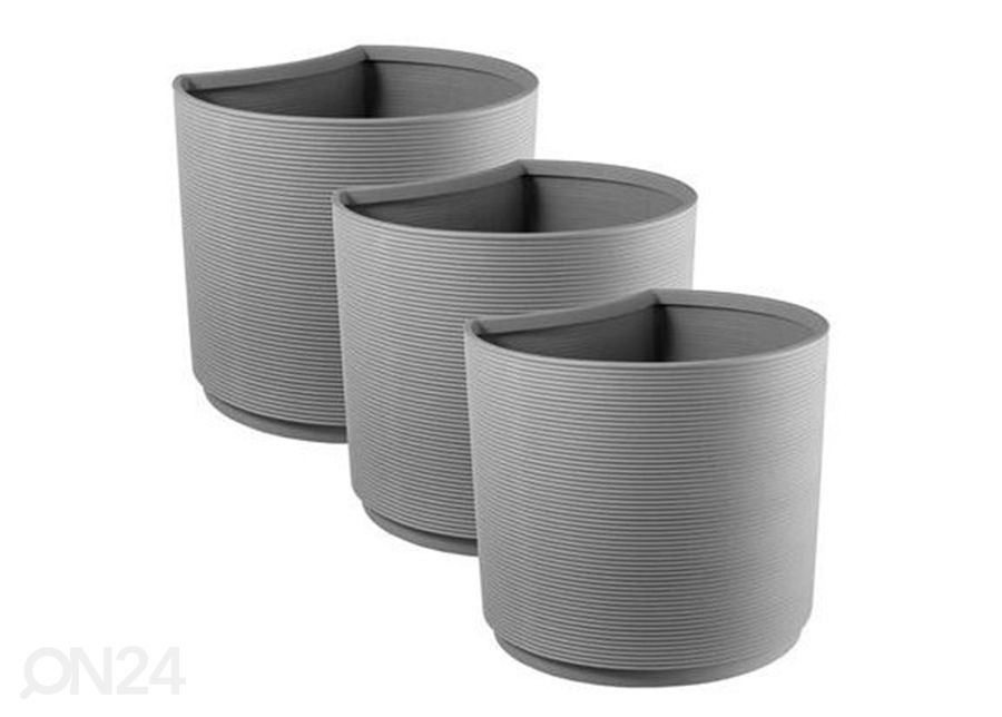 Kukkaruukku Urban Beton 3 kpl kuvasuurennos
