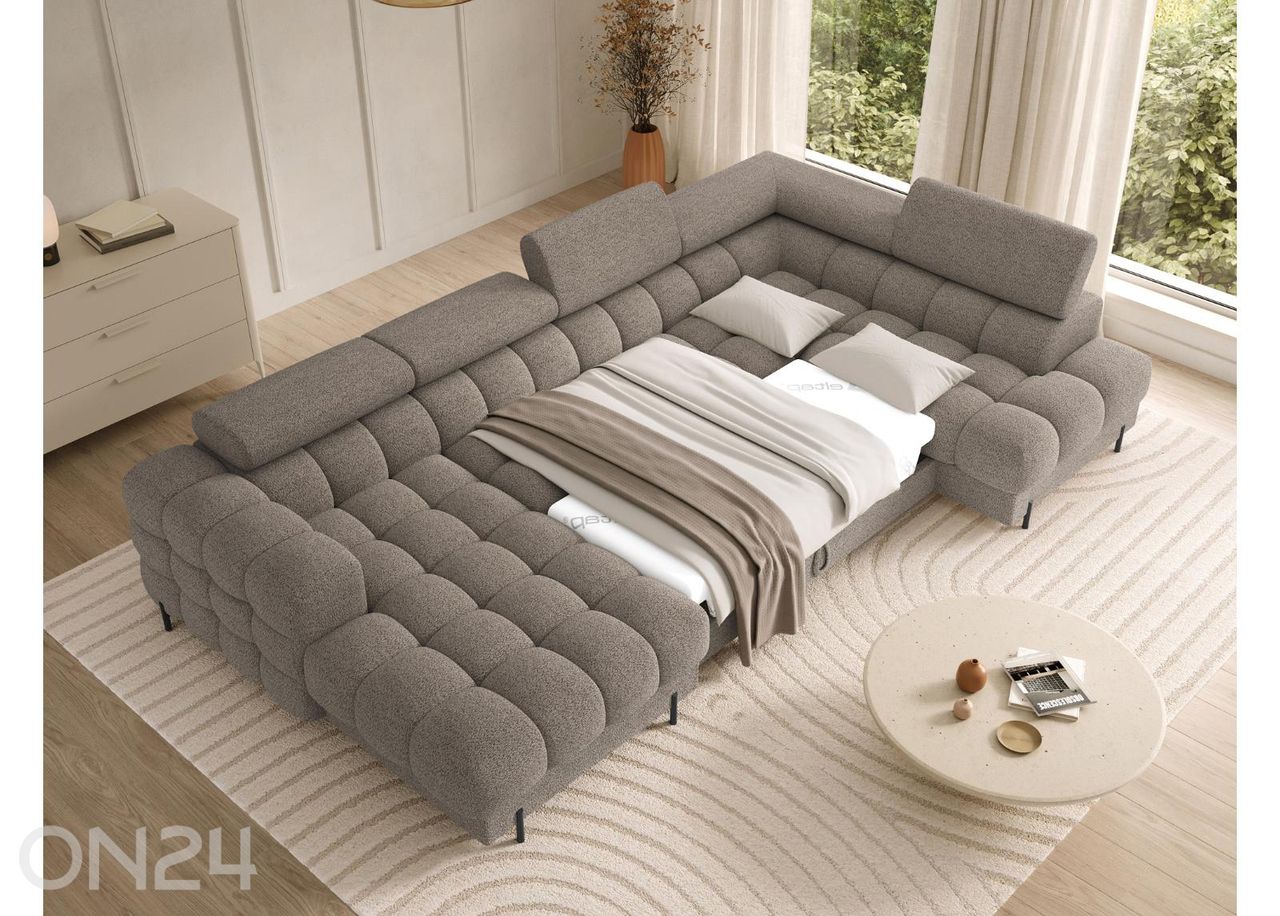 Kulmasohva vuodesohva Feraria kuvasuurennos