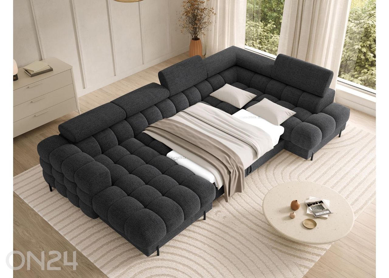 Kulmasohva vuodesohva Feraria kuvasuurennos