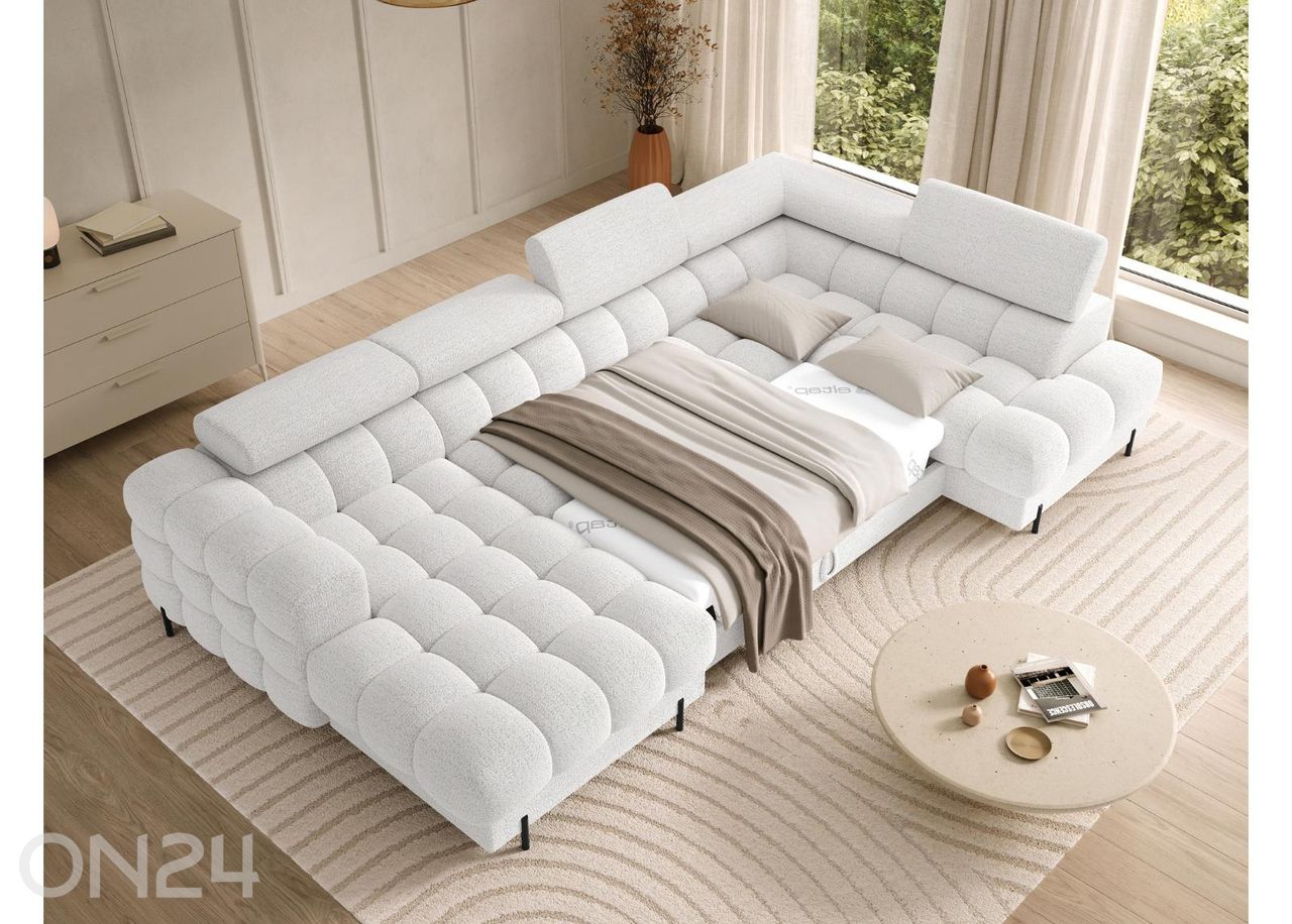 Kulmasohva vuodesohva Feraria kuvasuurennos