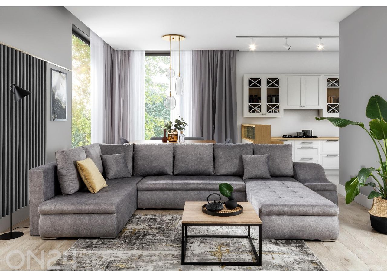 Kulmasohvasänky pesukorilla Giovanni kuvasuurennos