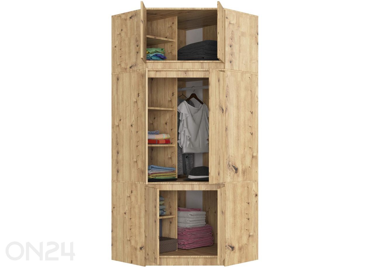 Kulmavaate vaatekaappi S100 II kuvasuurennos