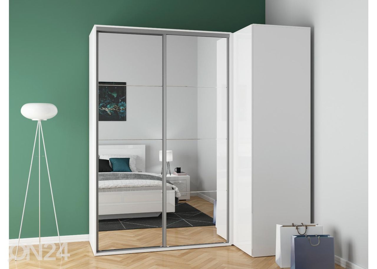 Kulmavaatekaappi Franka 221 cm kuvasuurennos