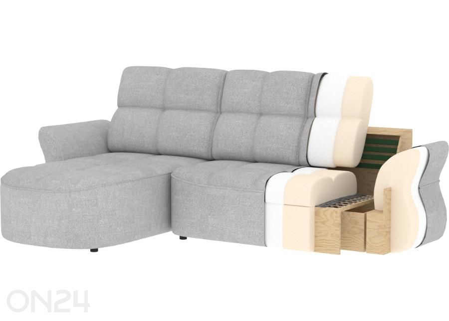 Kulmavuodesohva Pearl kuvasuurennos