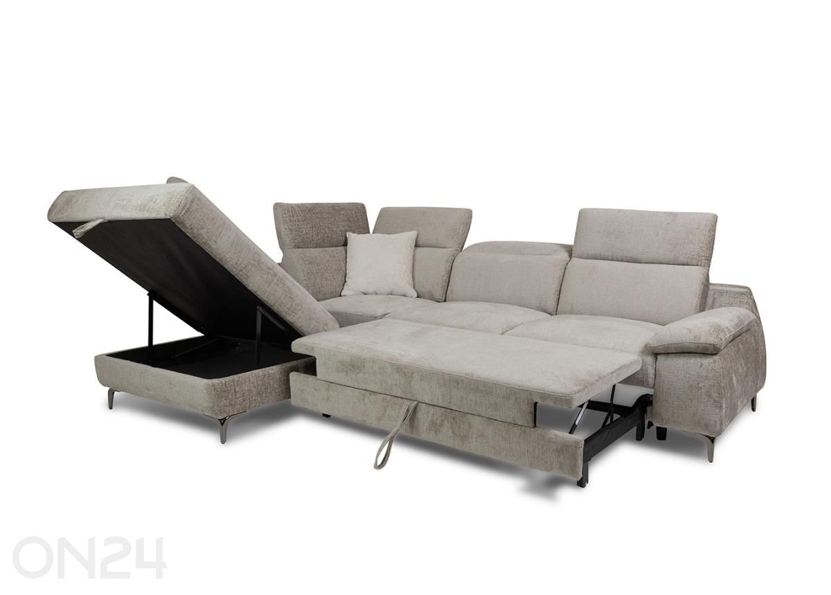 Kulmavuodesohva Silver kuvasuurennos