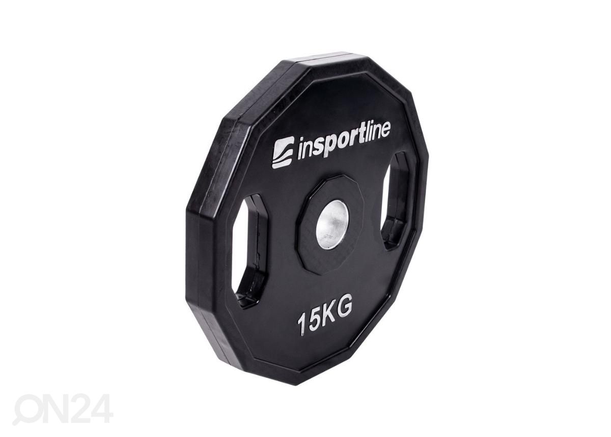Kumitettu levypaino Olympic 50 mm inSPORTline Ruberton 15 kg kuvasuurennos