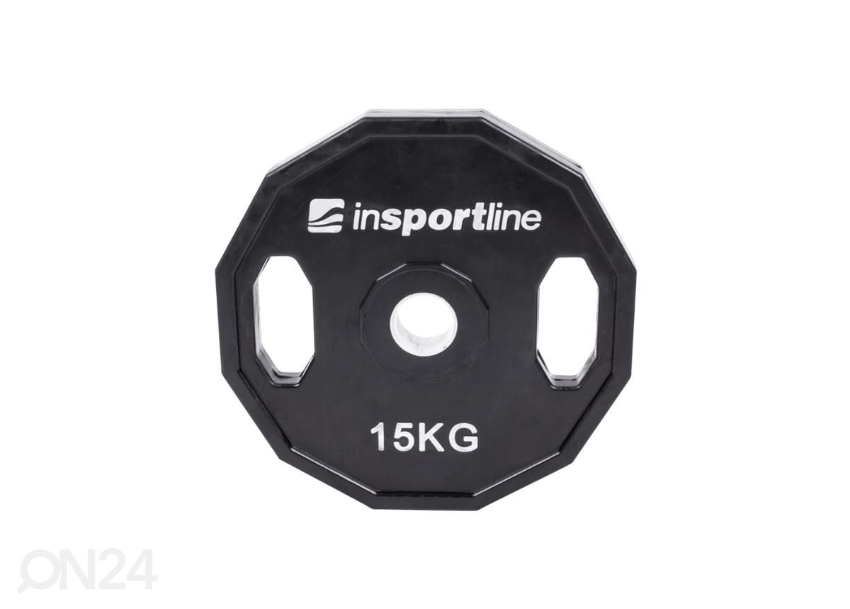 Kumitetut levypainot Olympic 50 mm inSPORTline Ruberton 1.25-25 kg kuvasuurennos