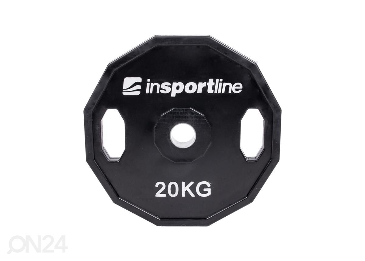 Kumitetut levypainot Olympic 50 mm inSPORTline Ruberton 1.25-25 kg kuvasuurennos