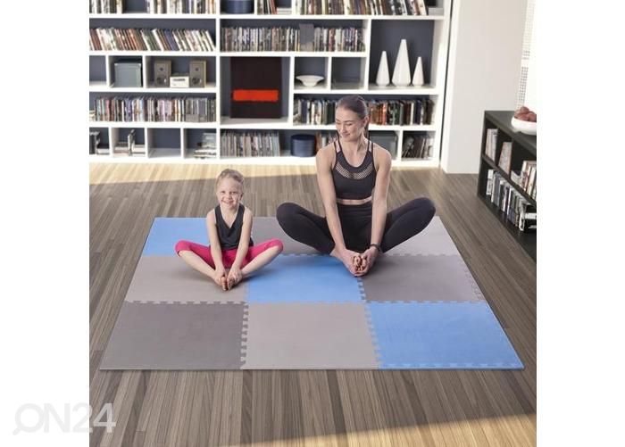 Kuntolaitteen suojamatto One Fitness MP10 60x60x1 cm 9 kpl kuvasuurennos
