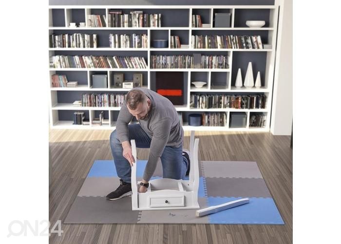 Kuntolaitteen suojamatto One Fitness MP10 60x60x1 cm 9 kpl kuvasuurennos