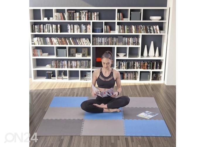 Kuntolaitteen suojamatto One Fitness MP10 60x60x1 cm 9 kpl kuvasuurennos