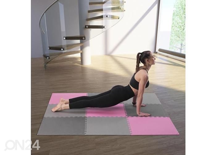 Kuntolaitteen suojamatto One Fitness MP10 60x60x1 cm 9 kpl kuvasuurennos